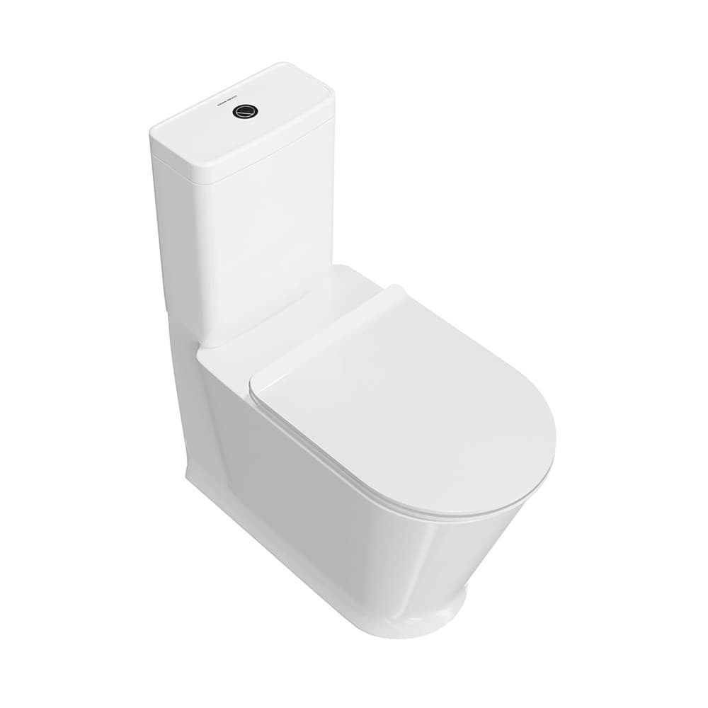 PLMR.wc.01 Унитаз Plaza Modern/Плаза Модерн напольный безободковый, белый глянцевый - фото 111790