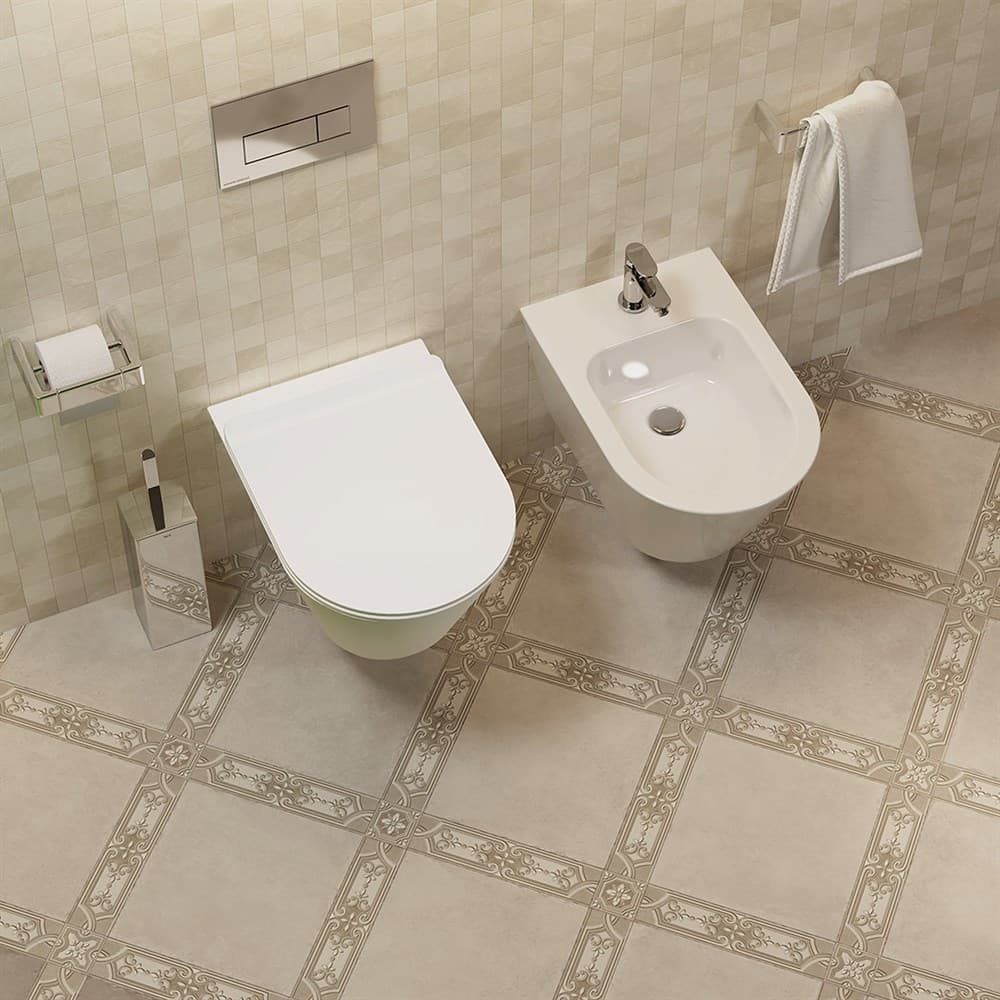 PLM.bidet.02 Биде Plaza Modern/Плаза Модерн подвесное, белый глянцевый - фото 111694