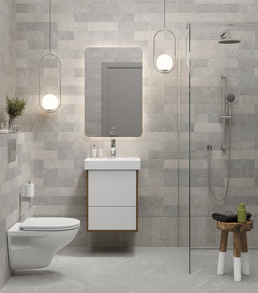 PRO.mi.55/WHT Зеркало Pro/Про с подсветкой LED 55, белый глянцевый - фото 116404