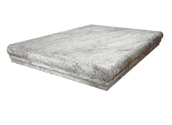 Ступень угловая Терраса серый левая  30x30x0,8