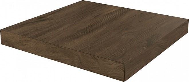 Ступень угловая клееная левая Сальветти коричневый 33x33x0,9