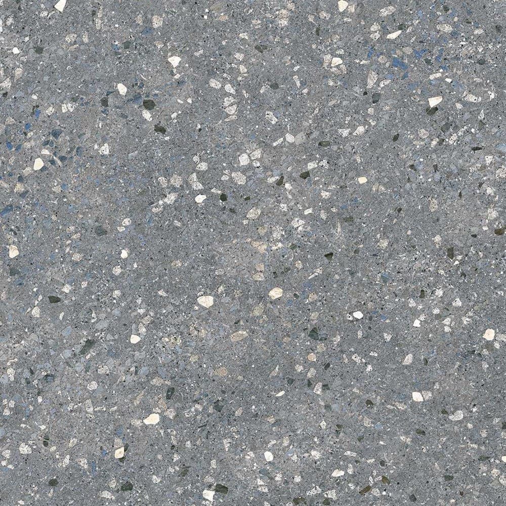 SG632820R Терраццо серый тёмный обрезной 60x60x0,9 - фото 110280