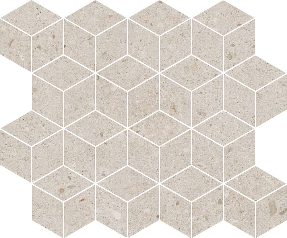 Декор Риккарди мозаичный бежевый матовый 45x37,5x1