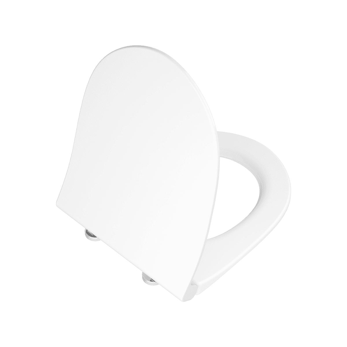 Сиденье для унитаза VitrA Nest (Нест) 220-003R409 круглое белое дюропласт с микролифтом быстросъемное