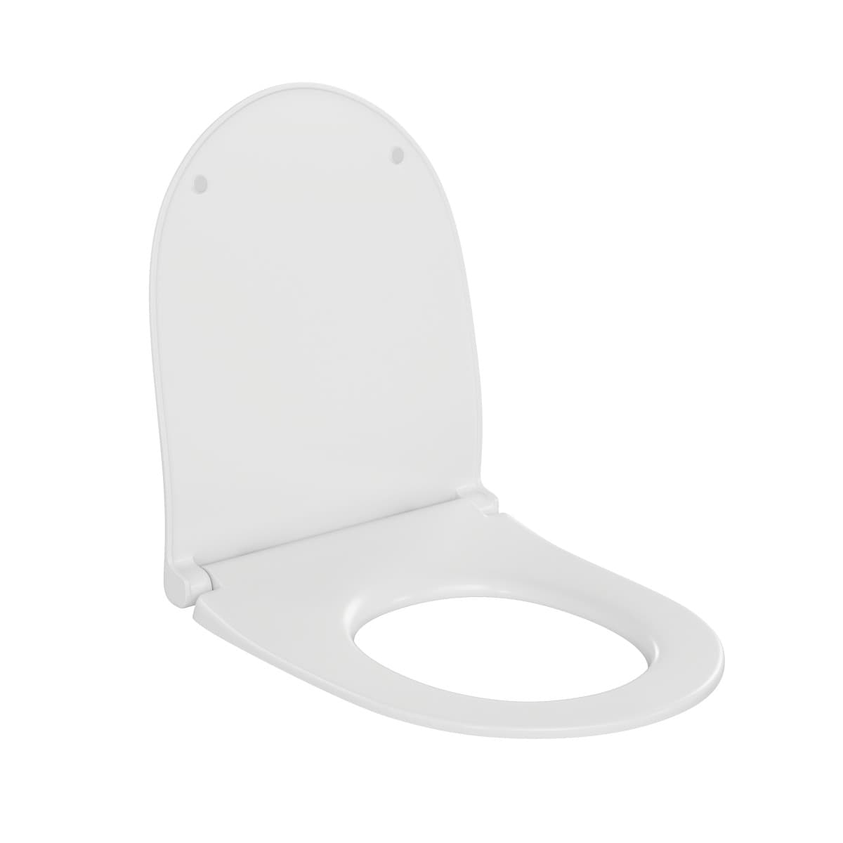 Сиденье для унитаза VitrA Nest (Нест) 220-003R409 круглое белое дюропласт с микролифтом быстросъемное