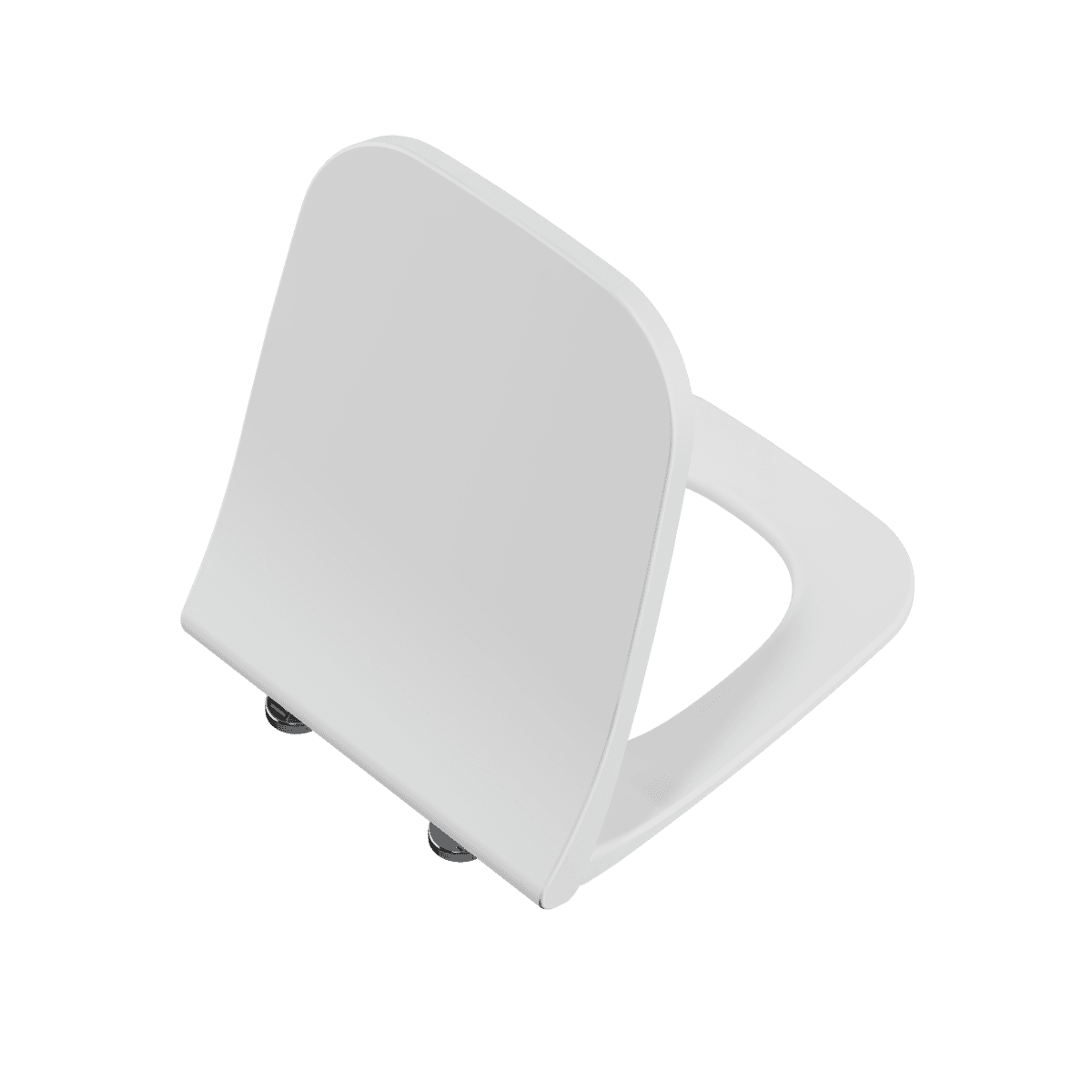 Сиденье для унитаза VitrA Shift (Шифт) 191-003-009 квадратное с закруглениями белое дюропласт с микролифтом