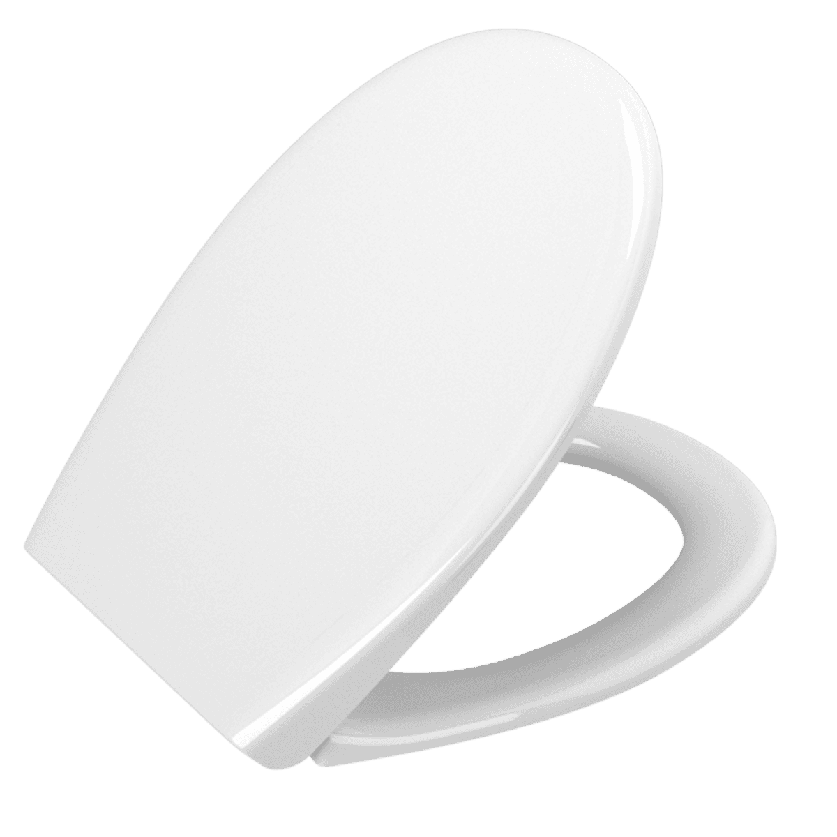 Сиденье для унитаза VitrA Universal (Универсал) 84-003-019 овальное белое дюропласт с микролифтом