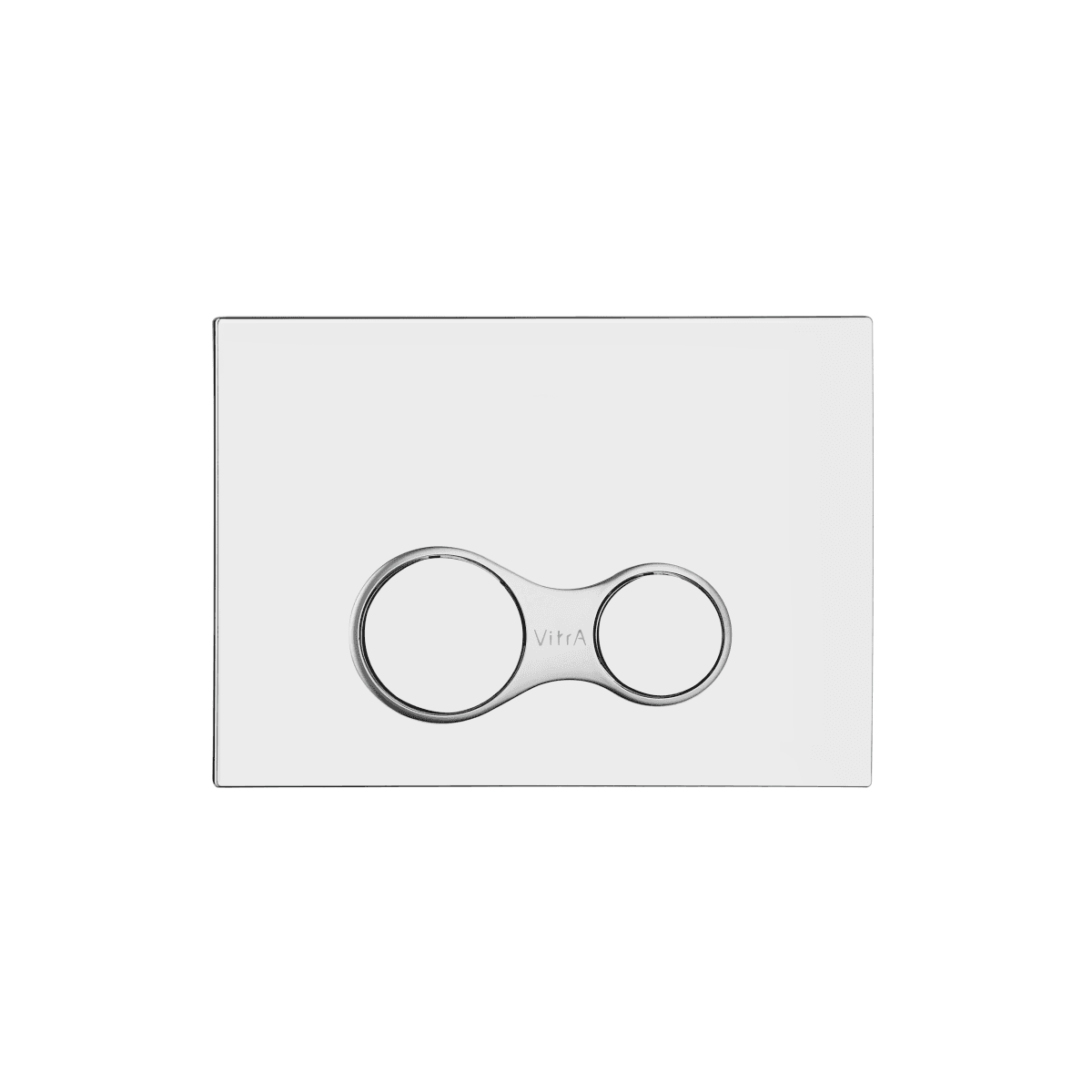 Кнопка смыва для инсталляции VitrA Sirius (Сириус) 740-0480 хром двойной смыв