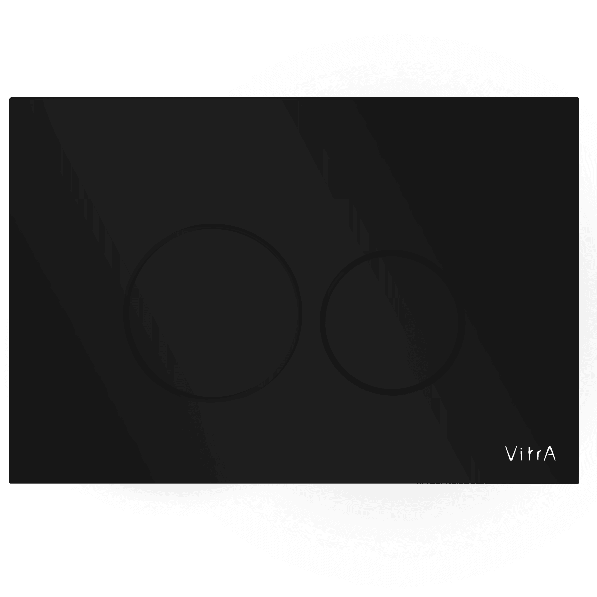 Кнопка смыва для инсталляции VitrA Origin (Ориджин) 740-1601 черная двойной смыв