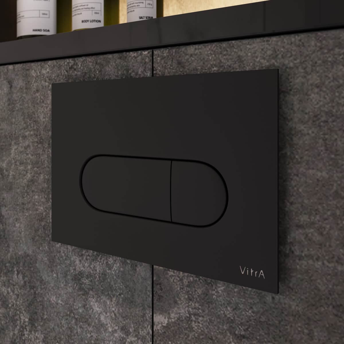 Инсталляция для унитаза VitrA V-Fix Core (Ви-Фикс Кор) 800-1874 с кнопкой матовой черной