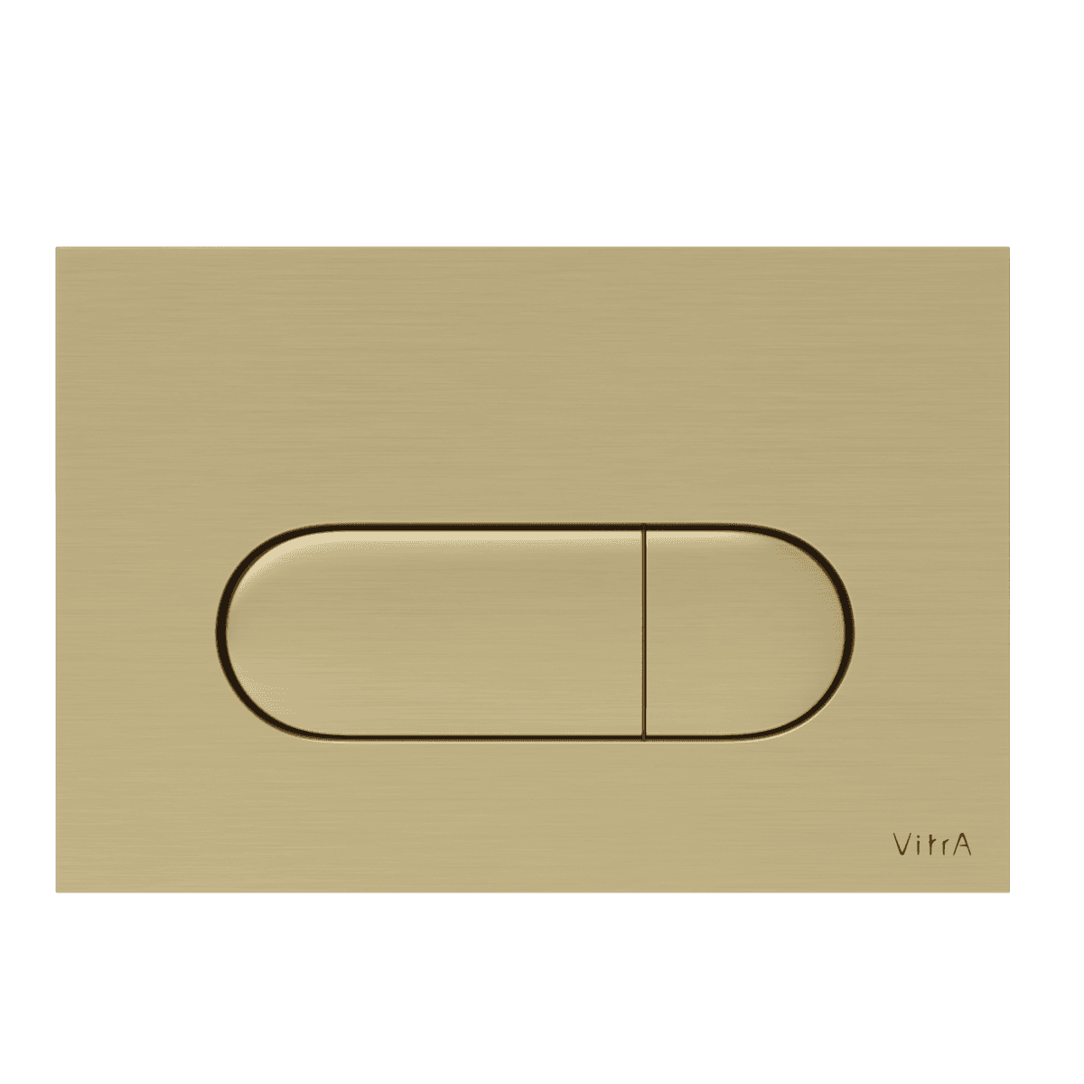 Кнопка смыва для инсталляции VitrA Root Round (Рут Раунд) 740-2225 брашированное золото двойный смыв