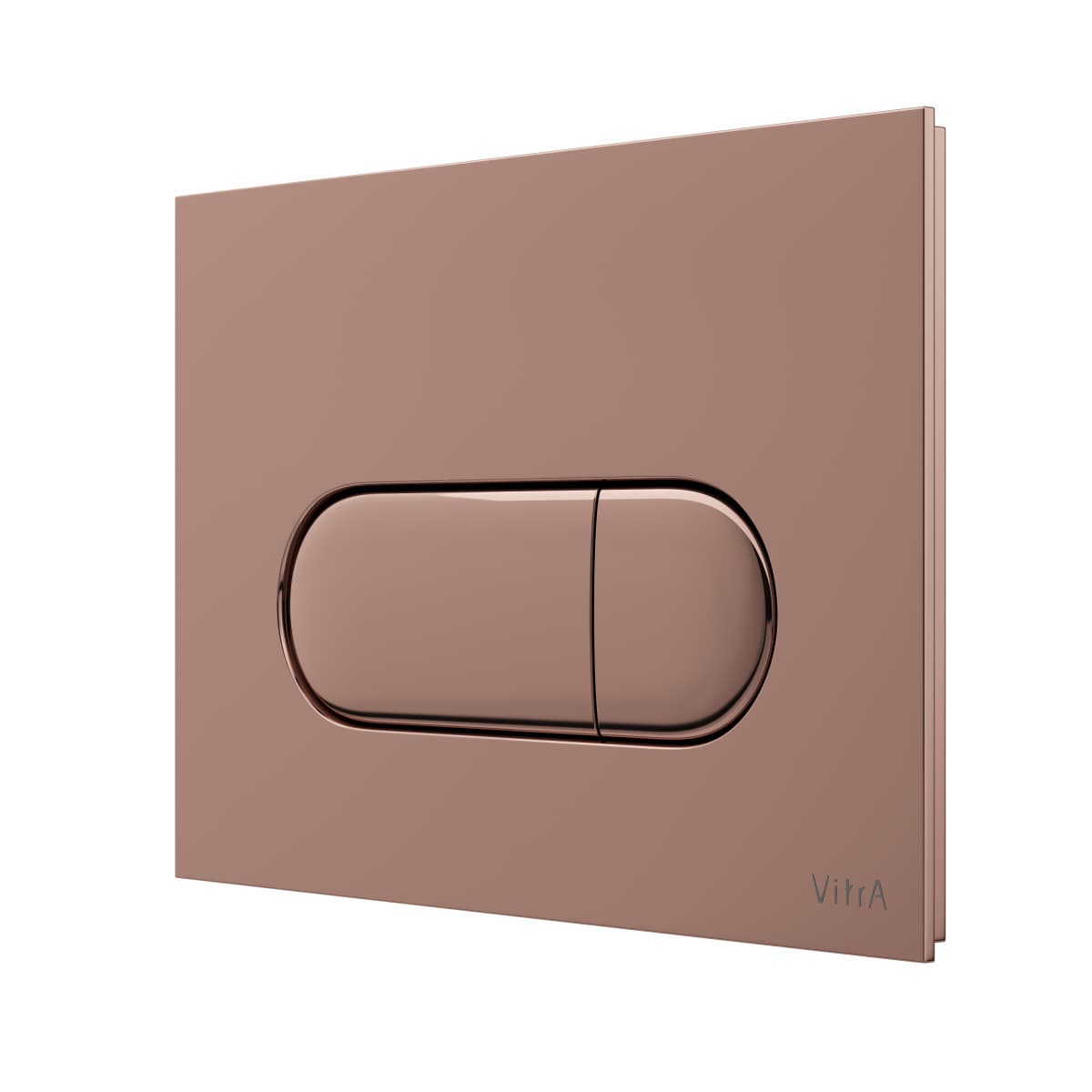 Кнопка смыва для инсталляции VitrA Root Round (Рут Раунд) 740-2240 мягкая медь глянец двойный смыв