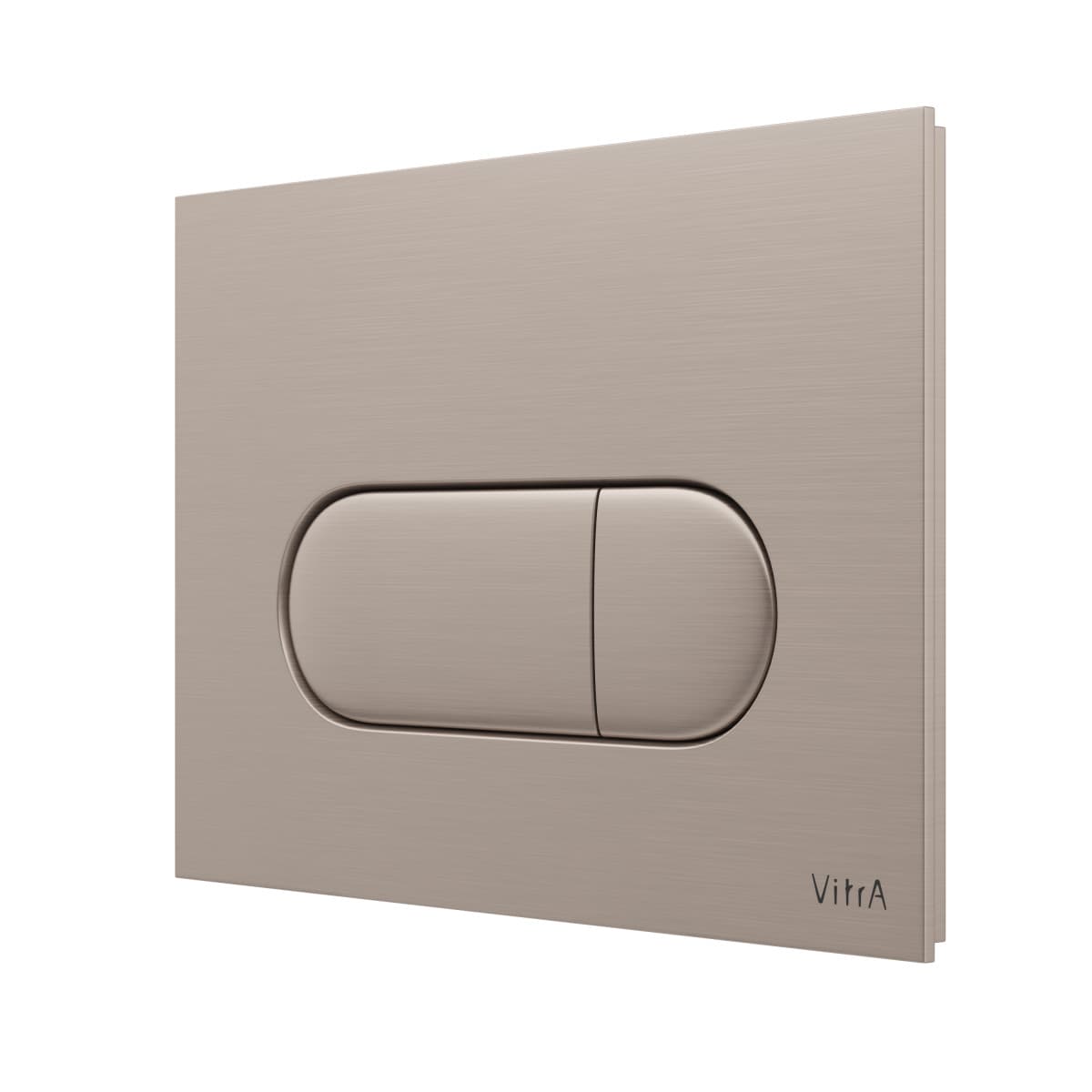 Кнопка смыва для инсталляции VitrA Root Round (Рут Раунд) 740-2295 брашированный никель двойный смыв