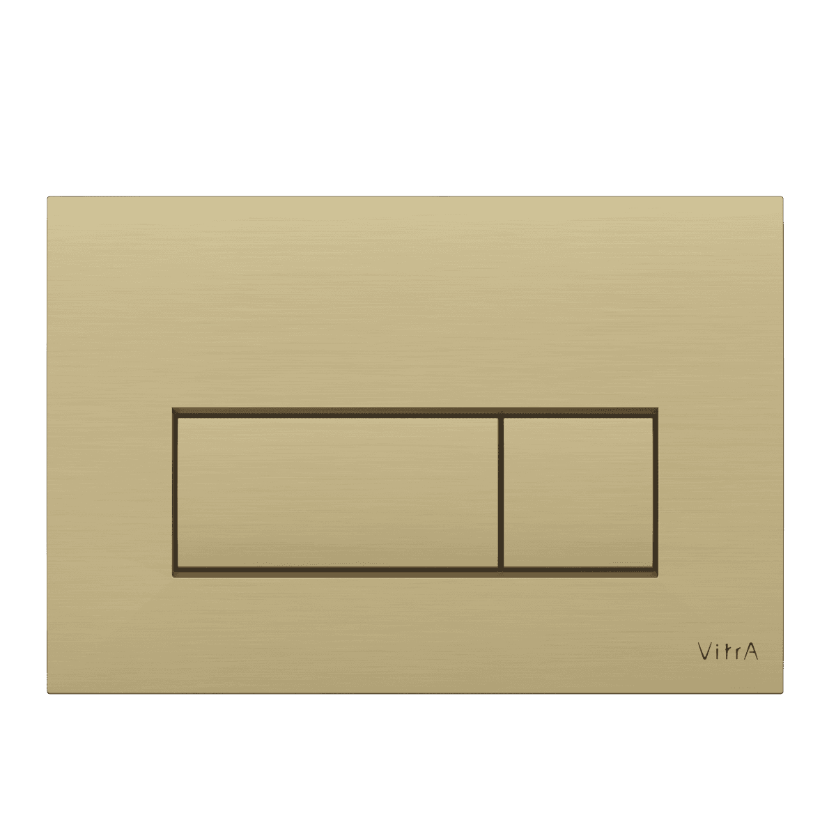 Кнопка смыва для инсталляции VitrA Root Square (Рут Скуэр) 740-2325 брашированное золото двойный смыв