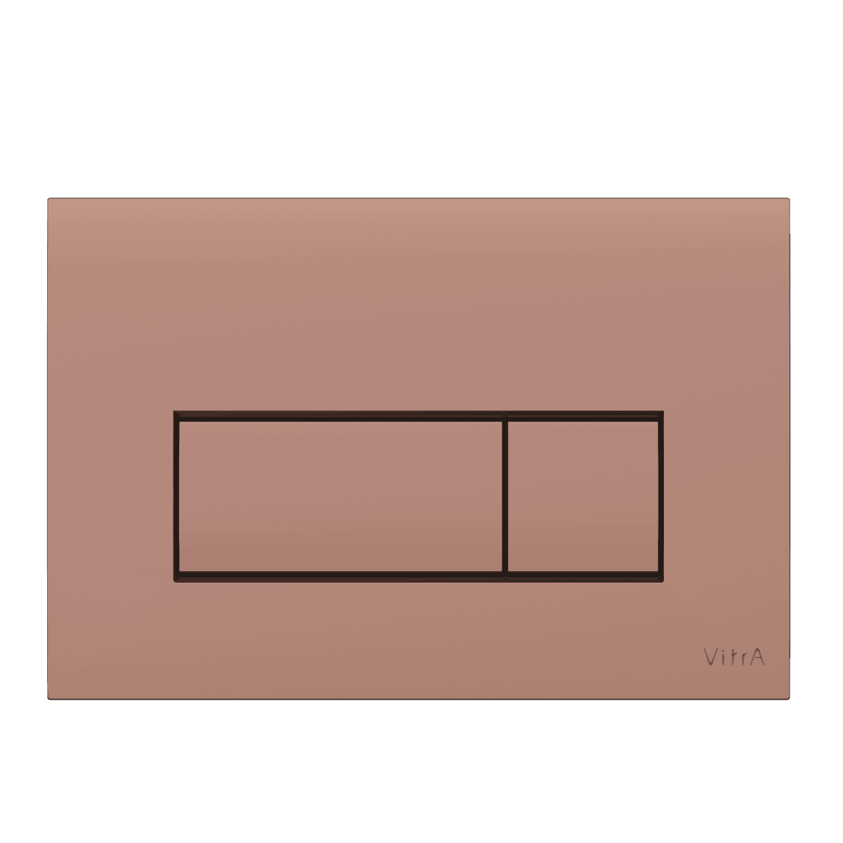 Кнопка смыва для инсталляции VitrA Root Square (Рут Скуэр) 740-2340 мягкая медь глянец двойный смыв