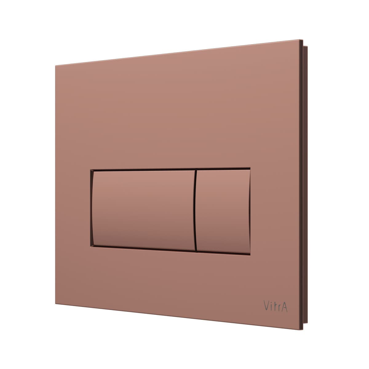 Кнопка смыва для инсталляции VitrA Root Square (Рут Скуэр) 740-2340 мягкая медь глянец двойный смыв