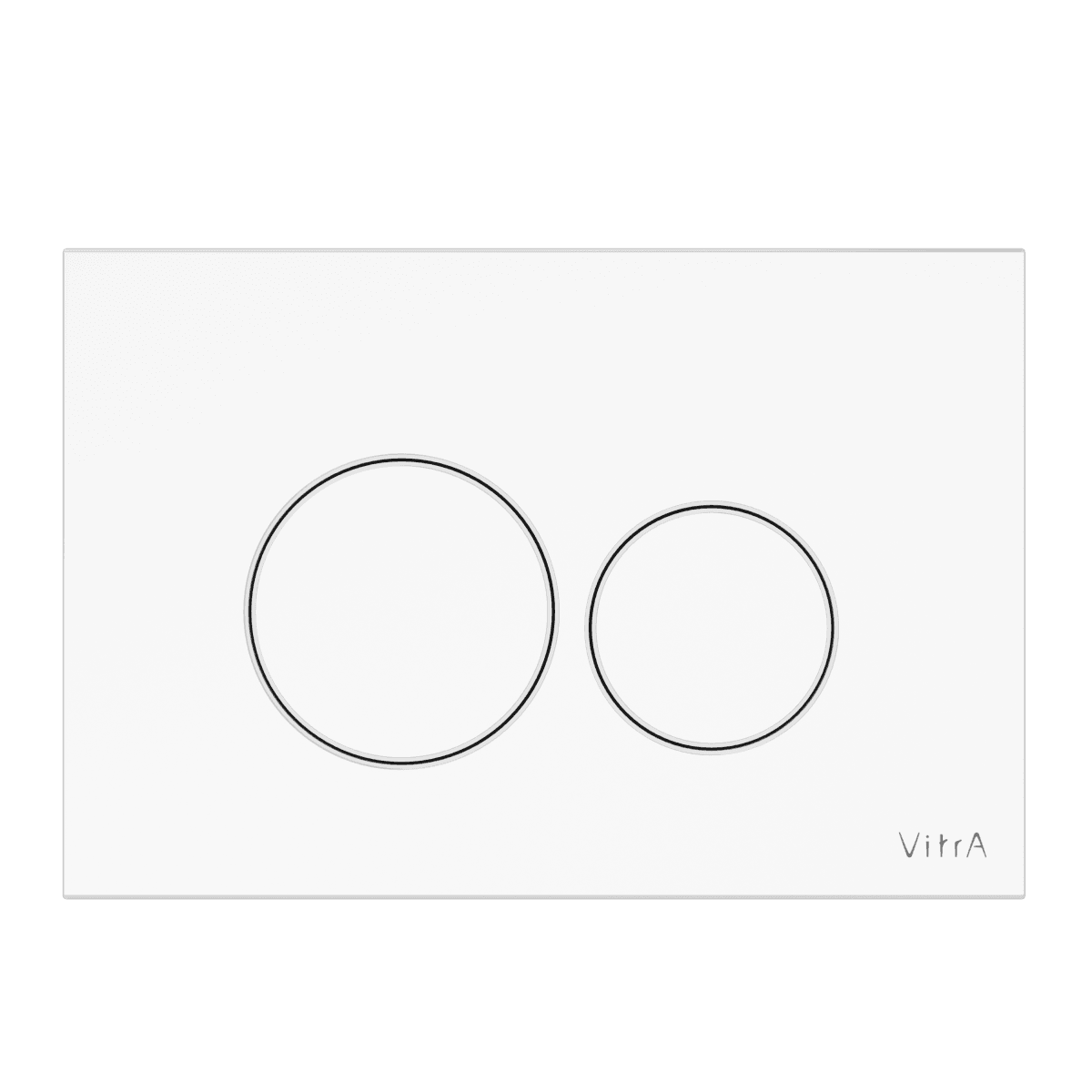 Кнопка смыва для инсталляции VitrA Origin (Ориджин) 740-2400 глянцевая белая двойный смыв