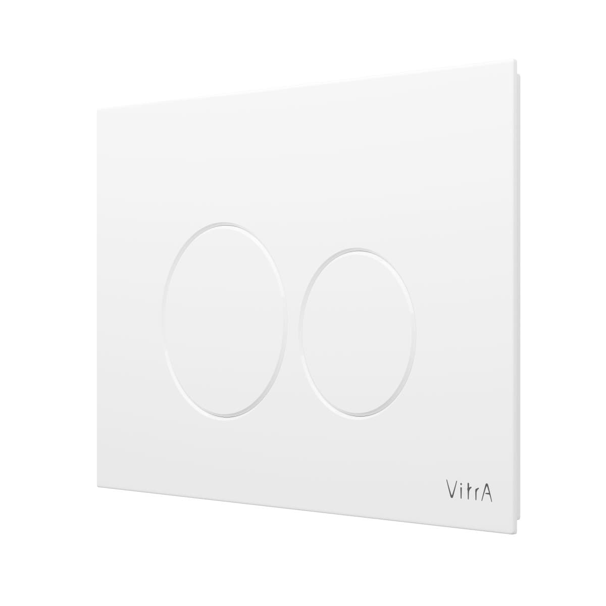 Кнопка смыва для инсталляции VitrA Origin (Ориджин) 740-2400 глянцевая белая двойный смыв