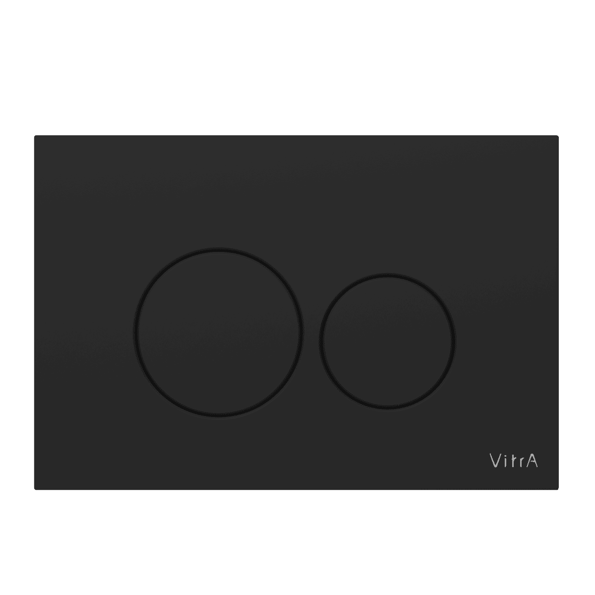 Кнопка смыва для инсталляции VitrA Origin (Ориджин) 740-2411 матовая черная двойный смыв