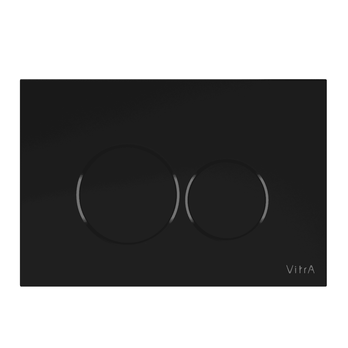 Кнопка смыва для инсталляции VitrA Origin (Ориджин) 740-2450 глянцевая черная двойный смыв