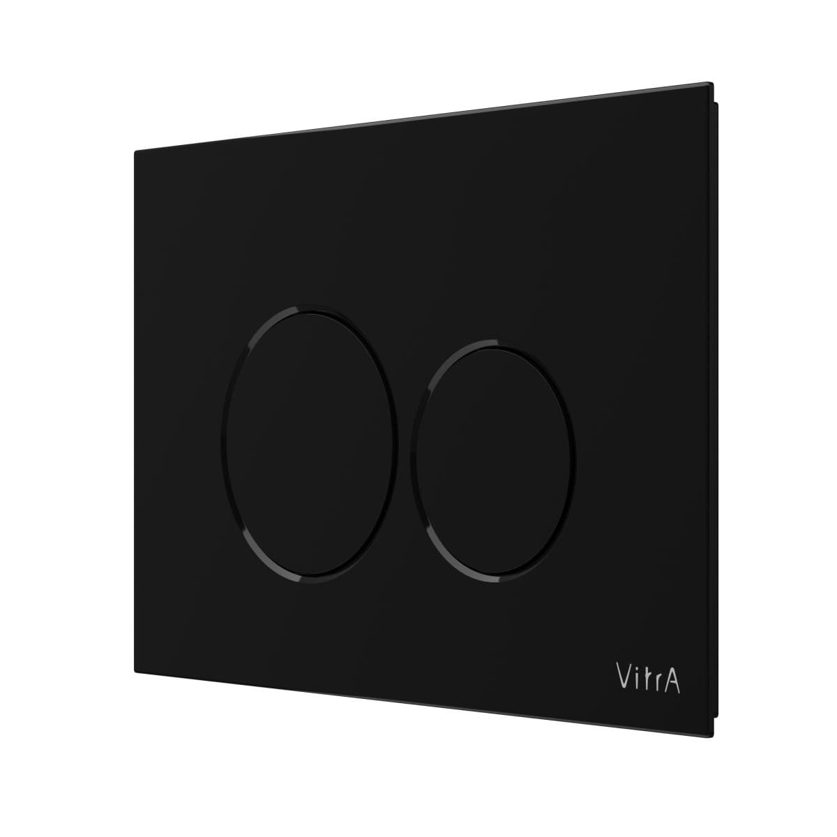 Кнопка смыва для инсталляции VitrA Origin (Ориджин) 740-2450 глянцевая черная двойный смыв