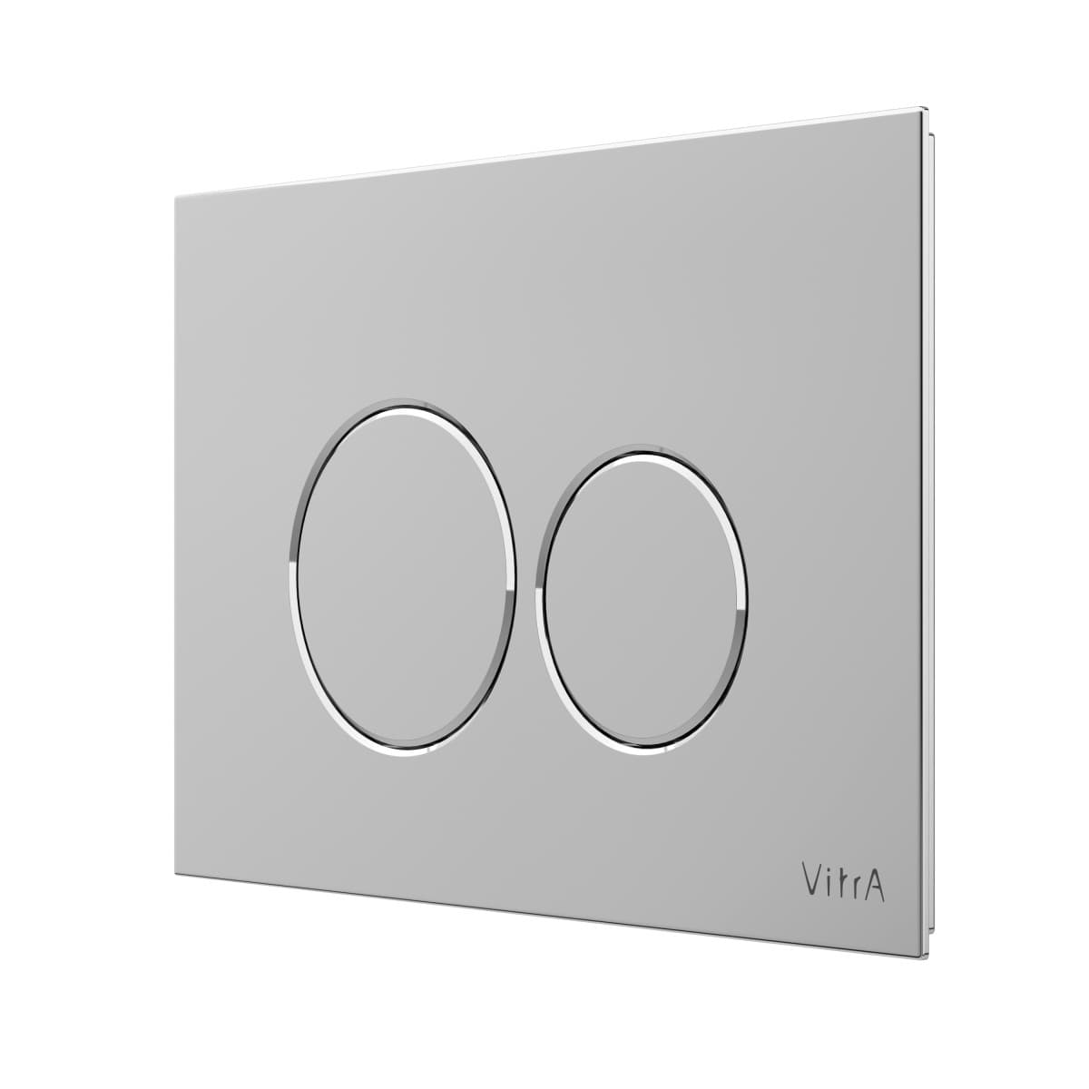 Кнопка смыва для инсталляции VitrA Origin (Ориджин) 740-2480 глянцевая хром двойный смыв