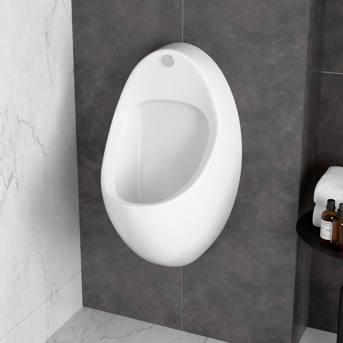 Писсуар VitrA Arkitekt Urinal (Аркитект Уринал) настенный белый с сенсором антибактериальное покрытие Hygiene (Хайджн)