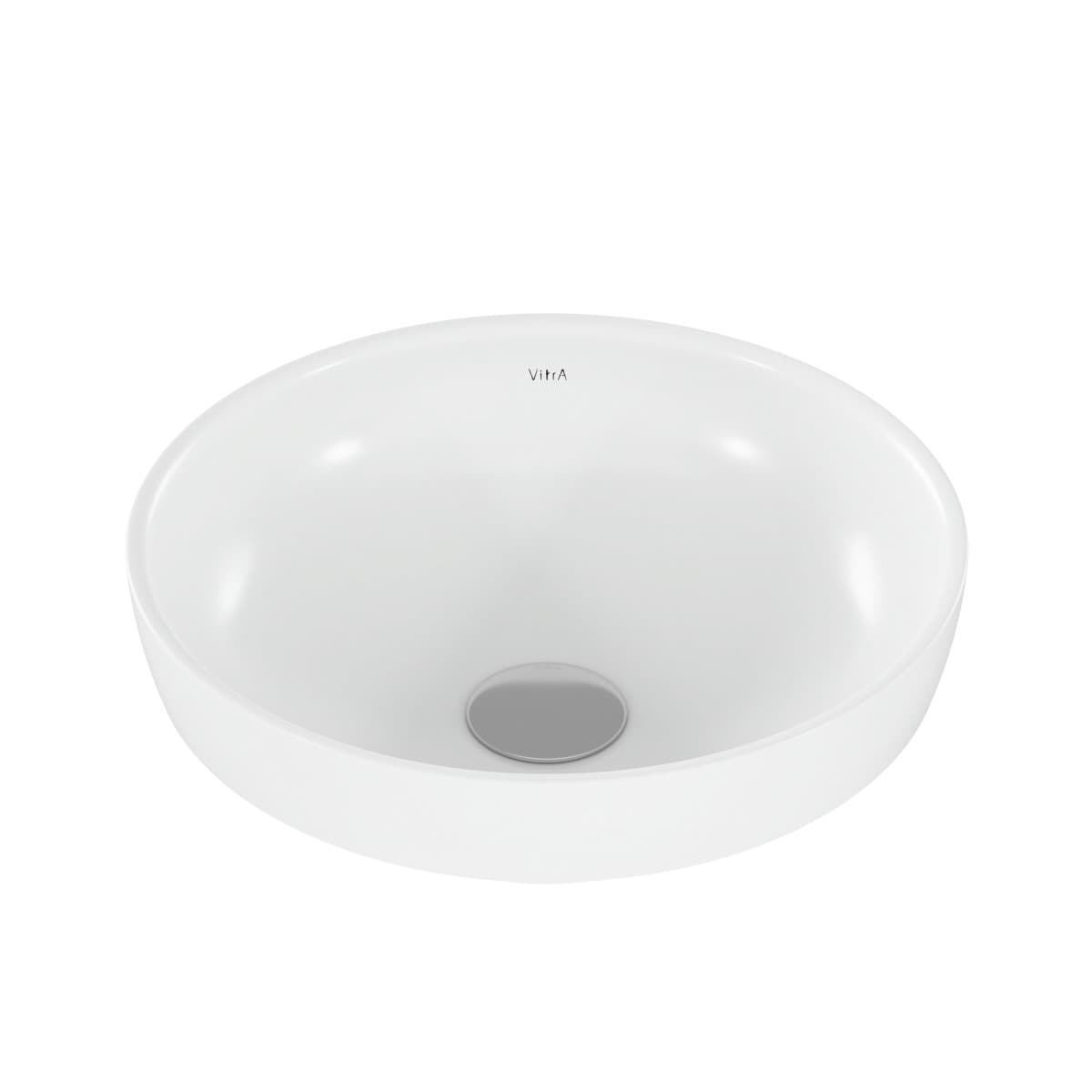 Раковина чаша VitrA Water Jewels (Вотер Джувелз) 4334B003-1361 40 x 40 см накладная белая антибактериальное покрытие Hygiene (Хайджн)