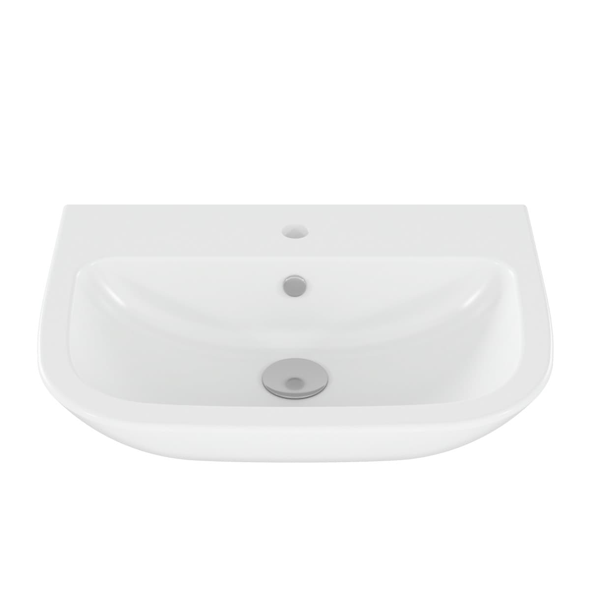 Раковина VitrA S20 5503B003-0001 60 x 46 см белая антибактериальное покрытие Hygiene (Хайджн)