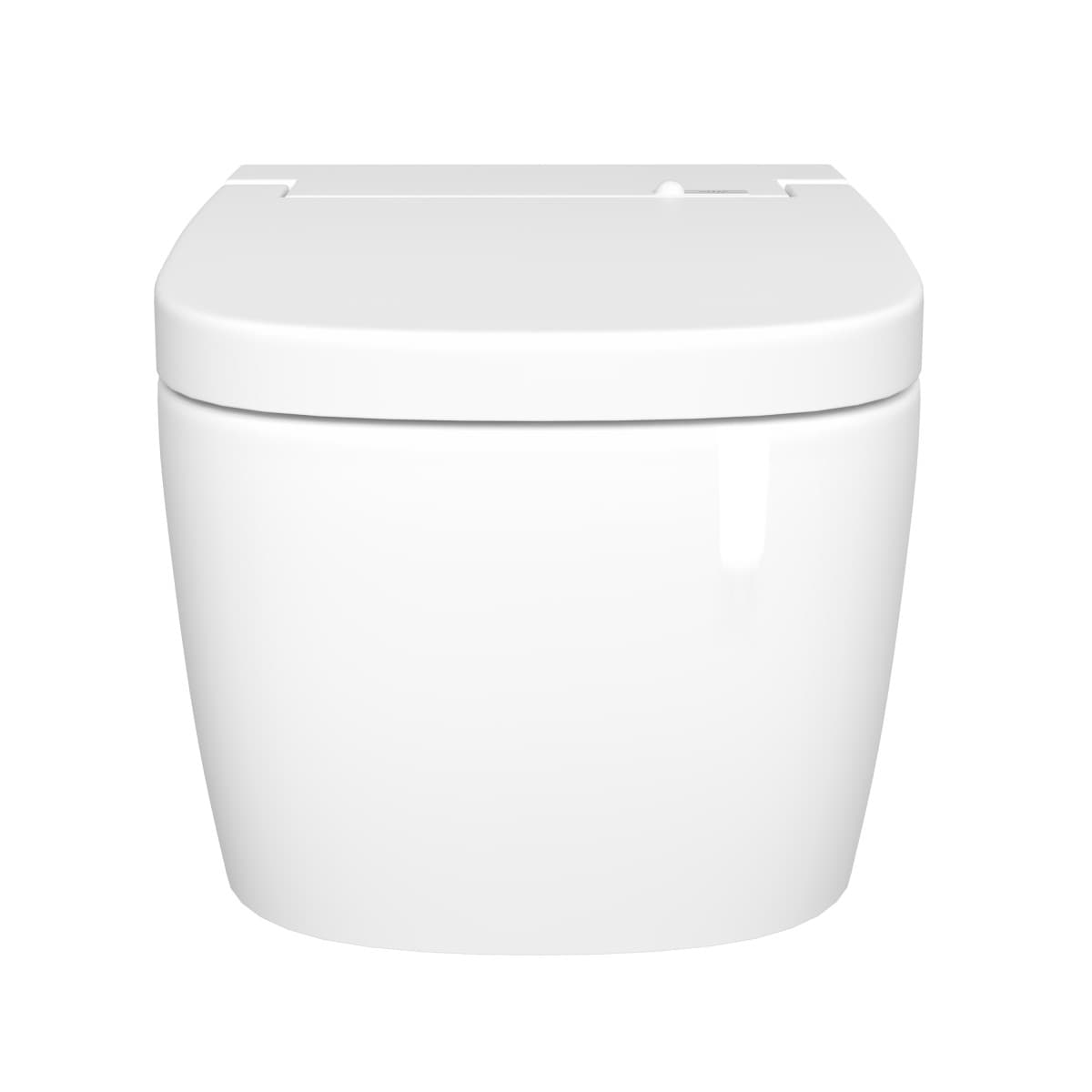 Умный унитаз VitrA V-Care (Ви-Кеар) 5674B003-6193 Basic подвесной безободковый Rim-ex (Рим-экс) c бидеткой белый санитарный фарфор антибактериальное покрытие Hygiene (Хайджн)