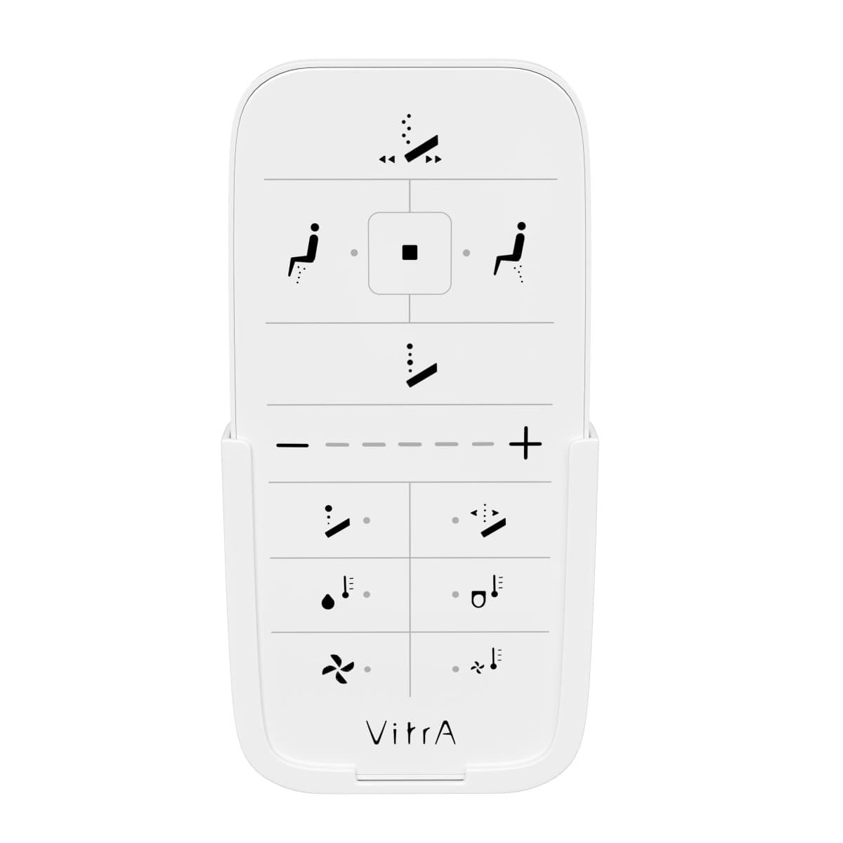 Умный унитаз VitrA V-Care (Ви-Кеар) 5674B003-6194 Comfort подвесной безободковый Rim-ex (Рим-экс) с автоматическим сиденьем и бидеткой белый санитарный фарфор антибактериальное покрытие Hygiene (Хайджн)