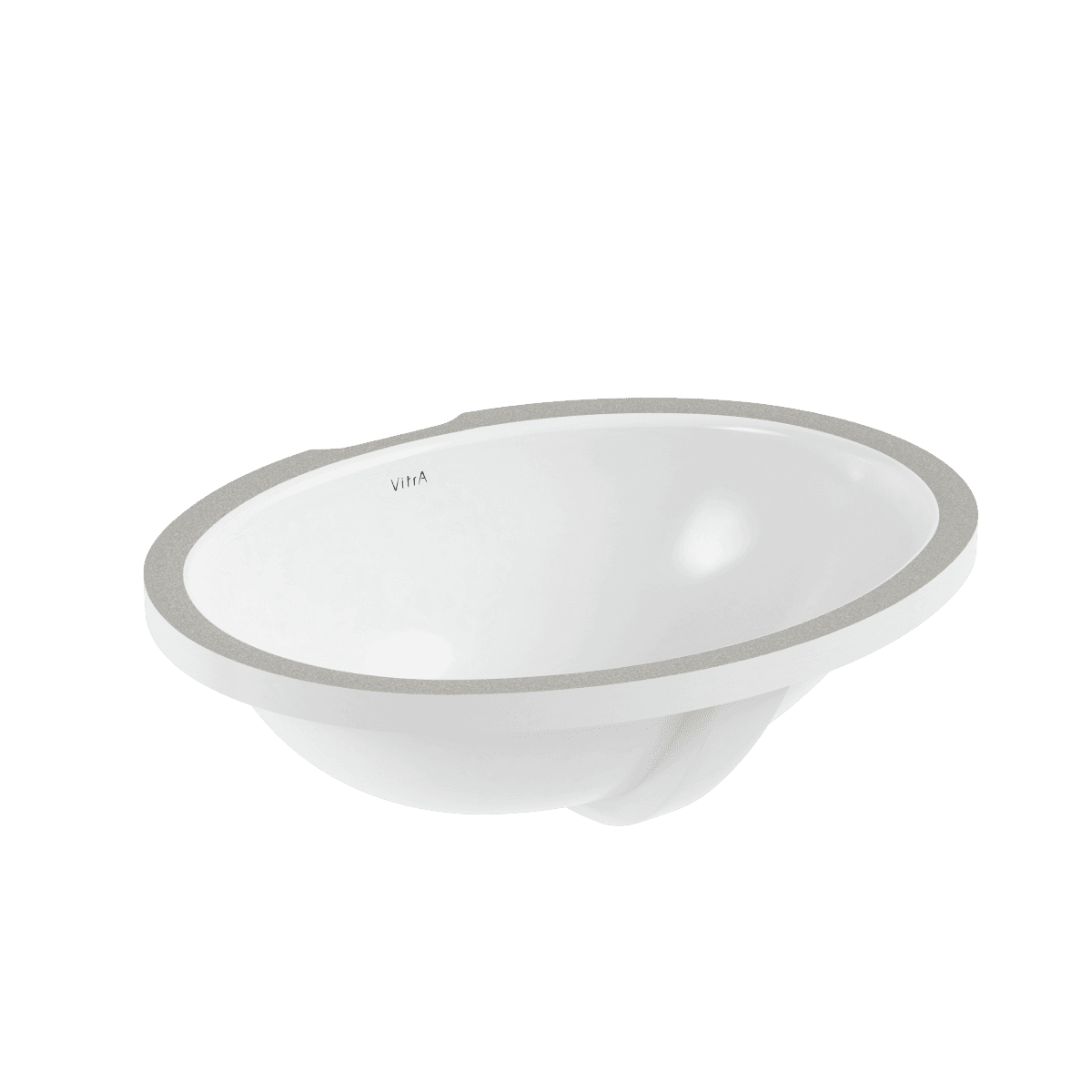 Встраиваемая снизу раковина VitrA Arkitekt (Аркитект) 6039B003-0012 47 x 38 см овал белая антибактериальное покрытие Hygiene (Хайджн)
