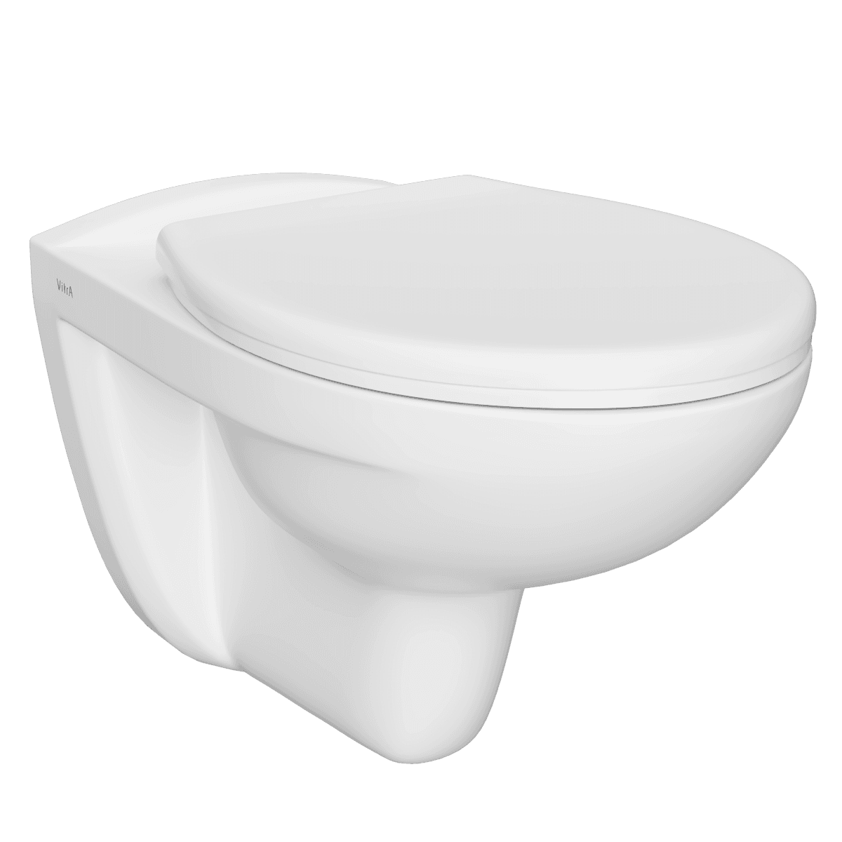 Подвесной унитаз VitrA Normus (Нормус) 6855B003-0101 ободковый Open-Rim белый санитарный фарфор антибактериальное покрытие Hygiene (Хайджн)