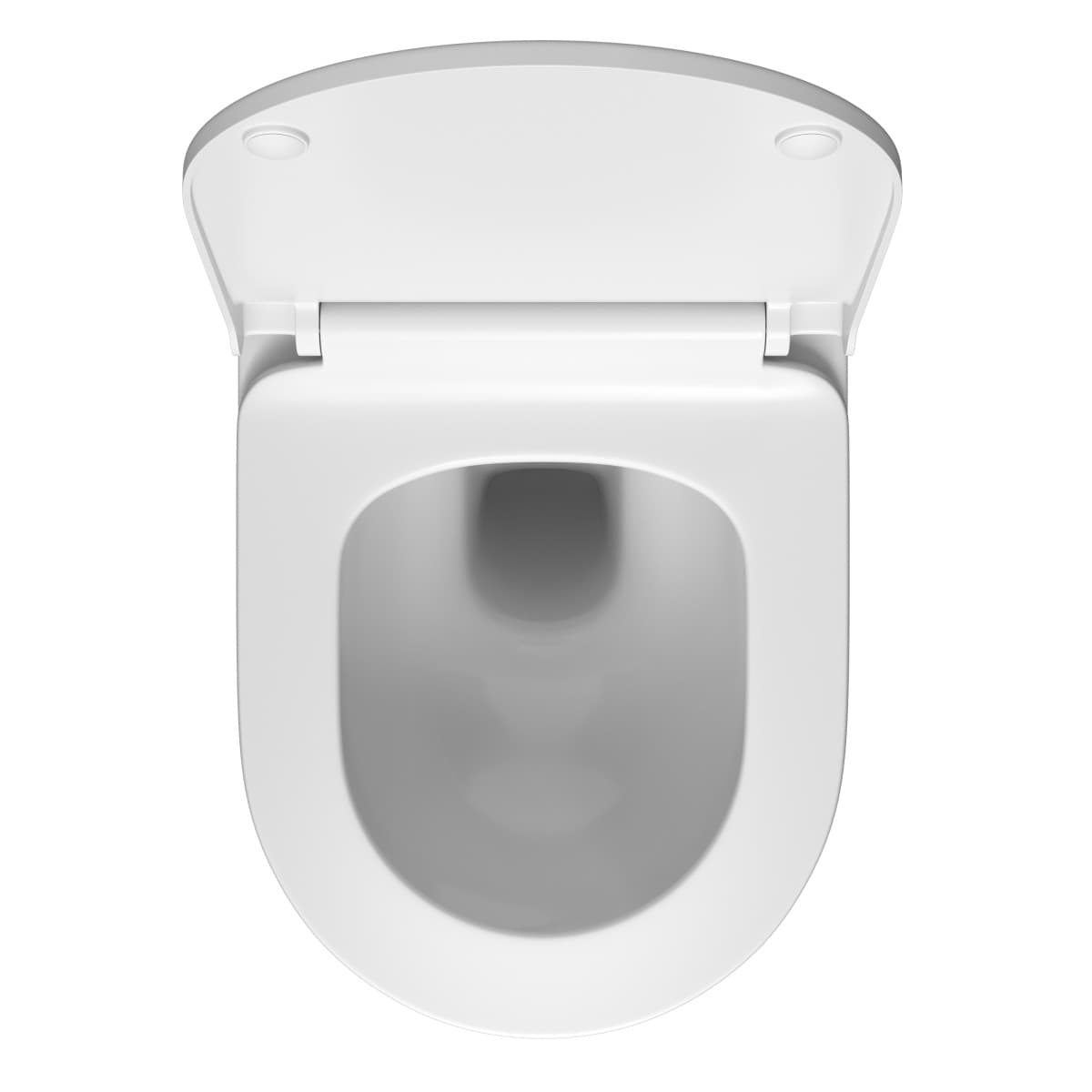 Подвесной унитаз VitrA Integra Round (Интегра Раунд) 7041B003-0075 безободковый Rim-ex (Рим-экс) белый санитарный фарфор антибактериальное покрытие Hygiene (Хайджн)