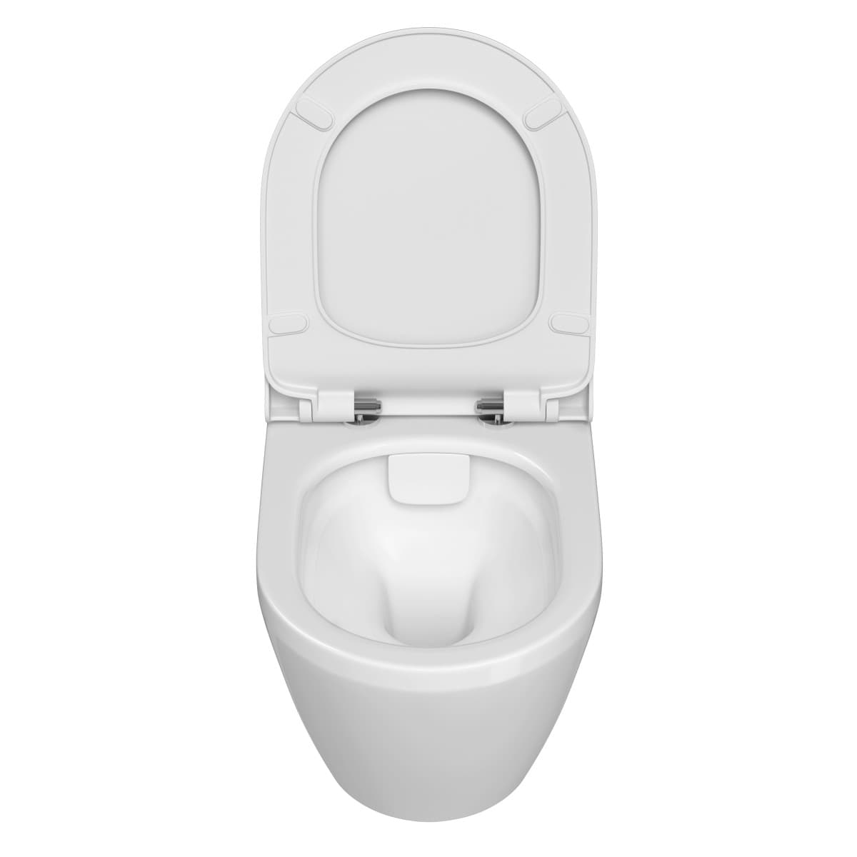 Подвесной унитаз VitrA Integra Round (Интегра Раунд) 7041B003-0075 безободковый Rim-ex (Рим-экс) белый санитарный фарфор антибактериальное покрытие Hygiene (Хайджн)