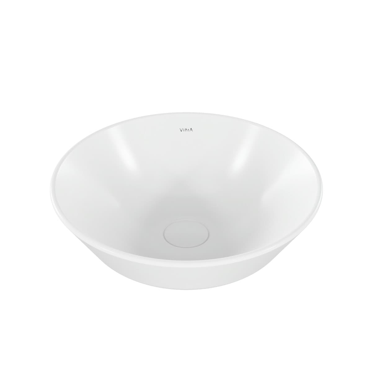 Раковина чаша VitrA Geo (Гео) 7421B003-0016 38 x 38 см накладная белая антибактериальное покрытие Hygiene (Хайджн)