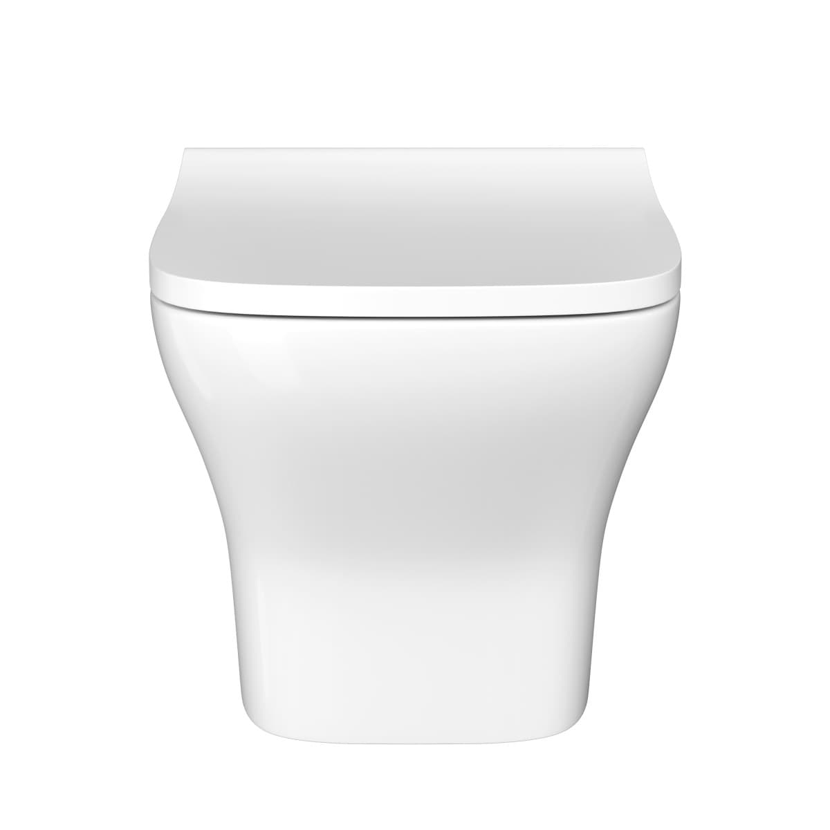 Подвесной унитаз VitrA Zentrum Square (Зентрум Скуэр) 7484B003-0075 безободковый SmoothFlush (Смусфлаш) белый санитарный фарфор антибактериальное покрытие Hygiene (Хайджн)