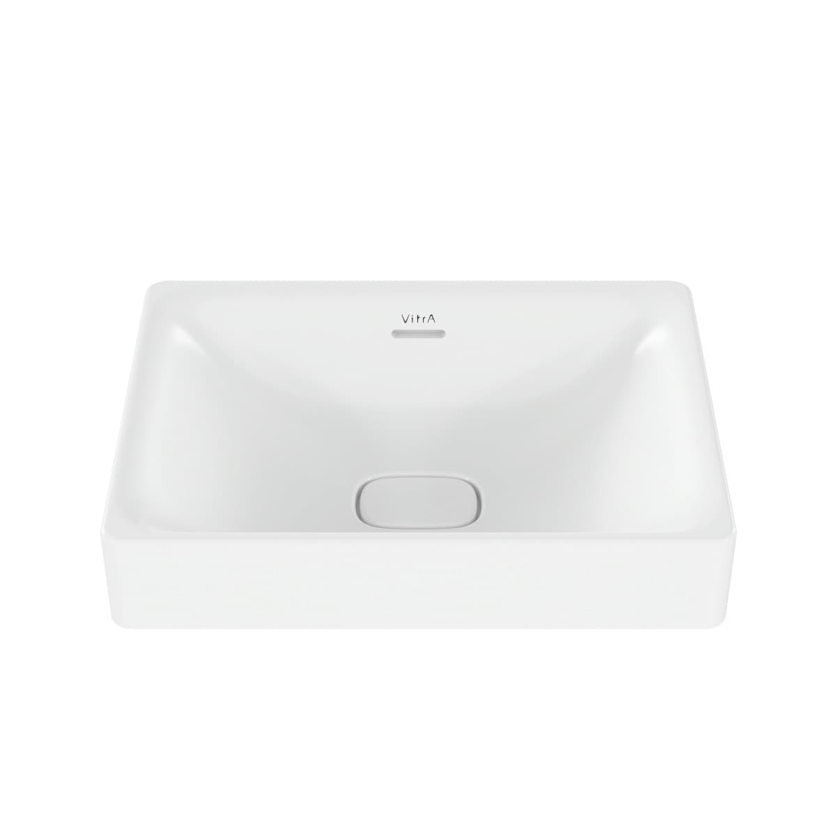 Раковина чаша VitrA Metropole (Метрополь) 7534B003-0673 50 x 40 см накладная белая антибактериальное покрытие Hygiene (Хайджн)