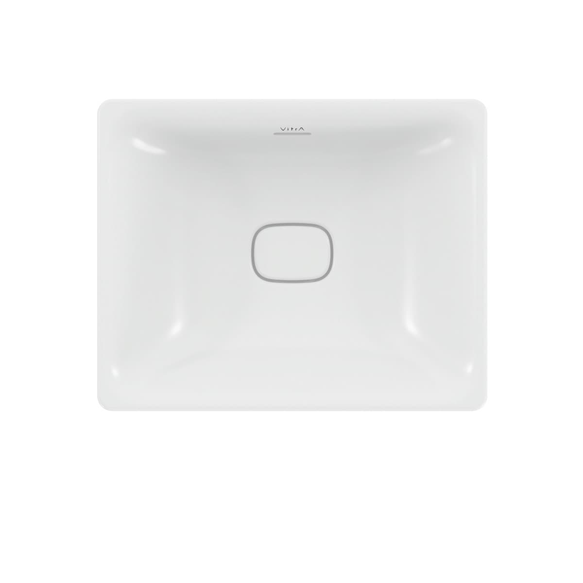 Раковина чаша VitrA Metropole (Метрополь) 7534B003-0673 50 x 40 см накладная белая антибактериальное покрытие Hygiene (Хайджн)