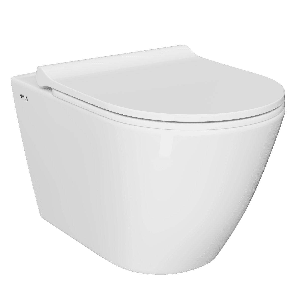 Подвесной унитаз VitrA Sanibelle (Санибель) 7551B003-0075 безободковый SmoothFlush (Смусфлаш) белый санитарный фарфор антибактериальное покрытие Hygiene (Хайджн)
