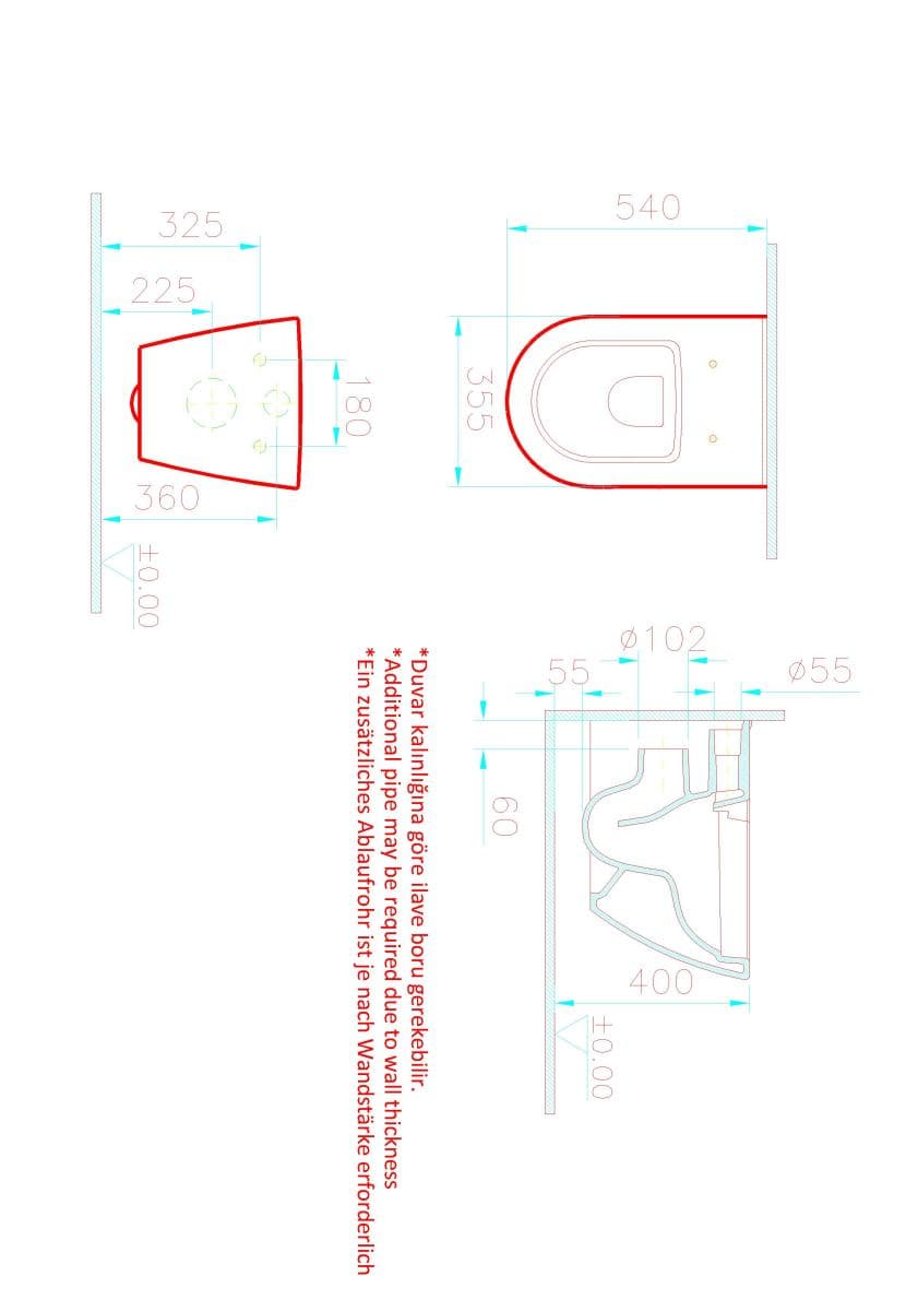 Подвесной унитаз VitrA Sanibelle (Санибель) 7551B003-0075 безободковый SmoothFlush (Смусфлаш) белый санитарный фарфор антибактериальное покрытие Hygiene (Хайджн)