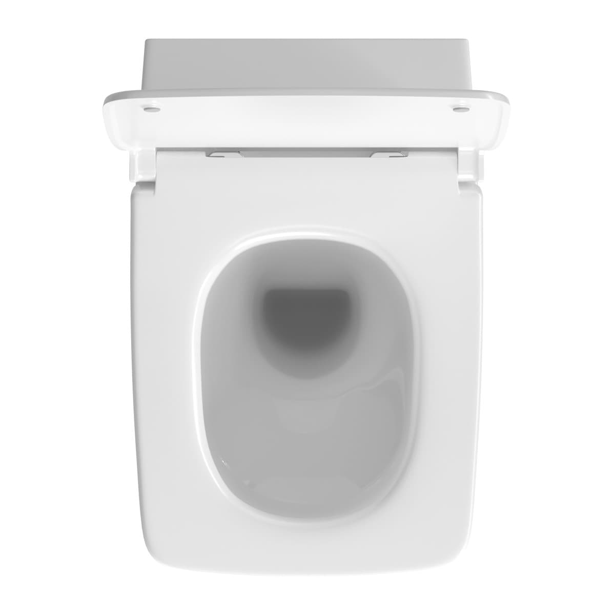 Подвесной унитаз VitrA Metropole (Метрополь) 7672B003-0075 безободковый Rim-ex (Рим-экс) белый санитарный фарфор антибактериальное покрытие Hygiene (Хайджн)
