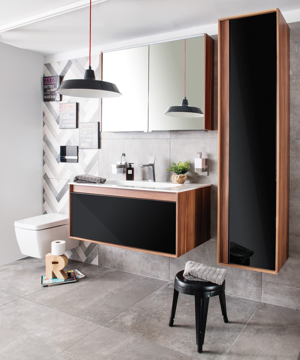 Подвесной унитаз VitrA Metropole (Метрополь) 7672B003-1687 с функцией биде и встроенным смесителем безободковый Rim-ex (Рим-экс) белый санитарный фарфор антибактериальное покрытие Hygiene (Хайджн)
