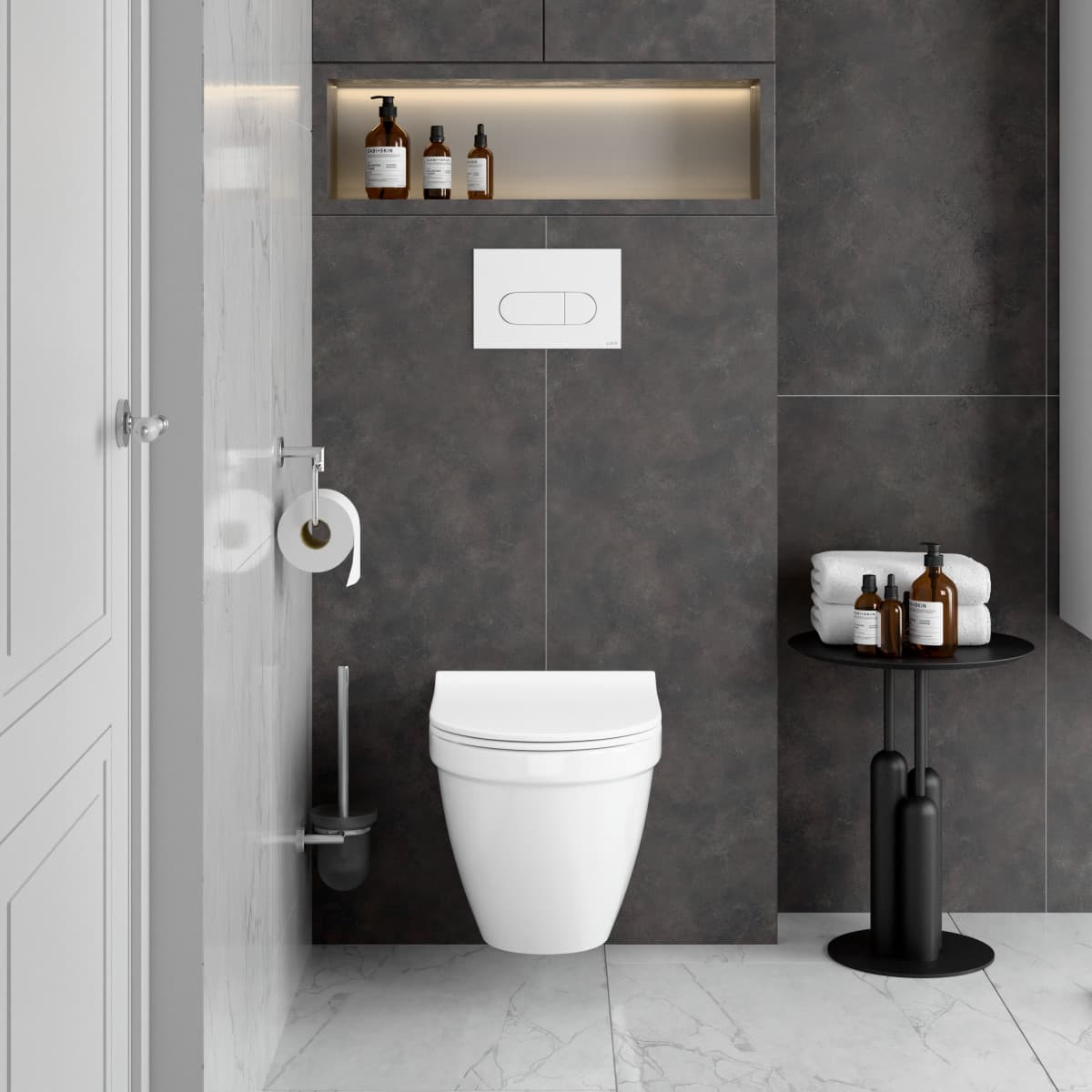 Подвесной унитаз VitrA S50 7740B003-0075 безободковый Rim-ex (Рим-экс) белый санитарный фарфор антибактериальное покрытие Hygiene (Хайджн)