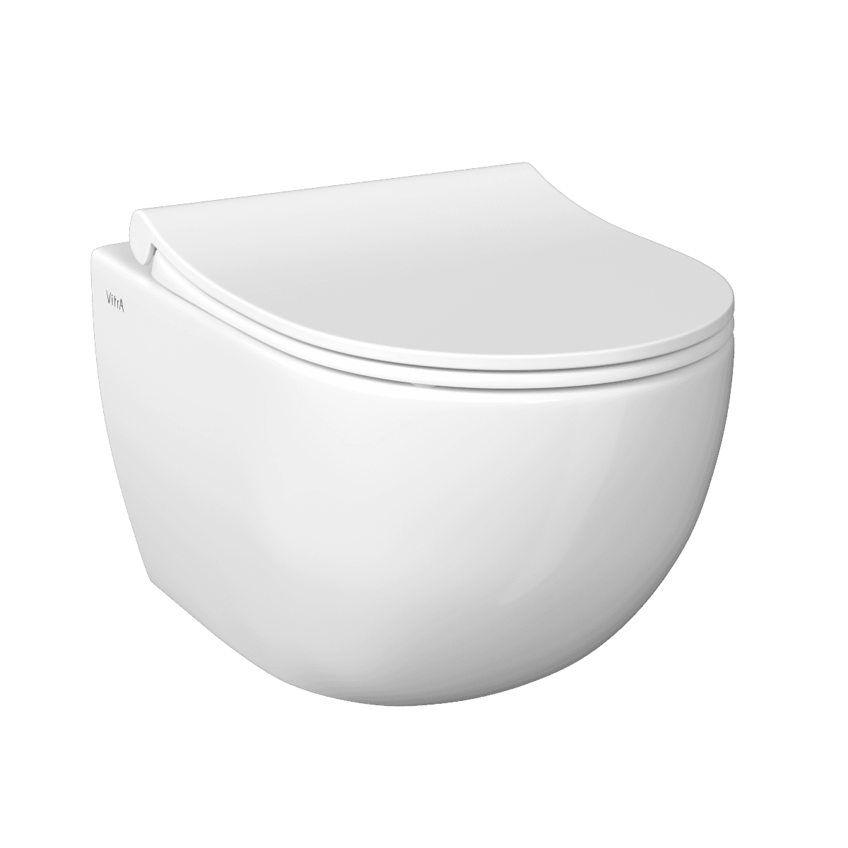 Подвесной унитаз VitrA Sento (Сенто) 7748B003-0075 безободковый Rim-ex (Рим-экс) белый санитарный фарфор антибактериальное покрытие Hygiene (Хайджн)