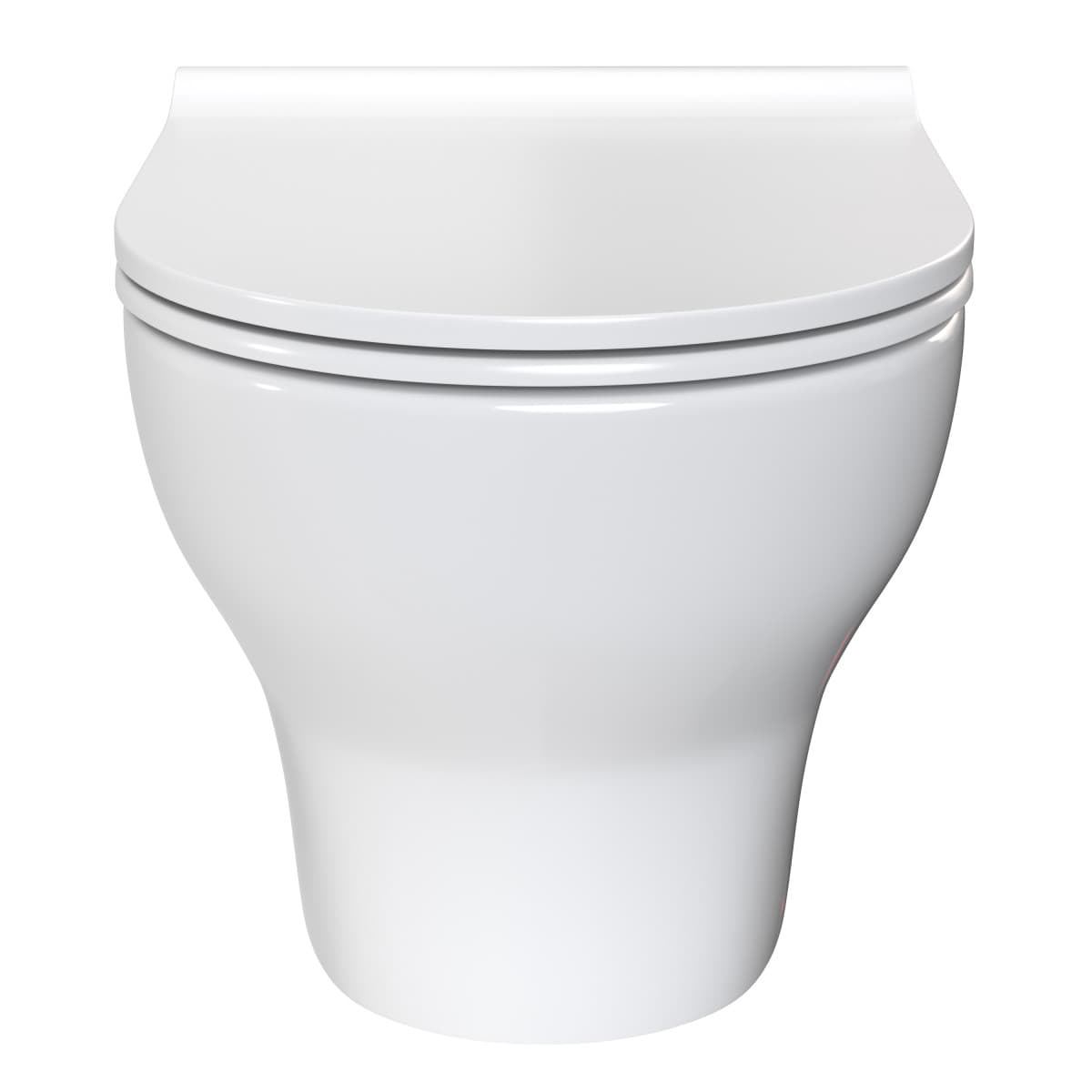 Подвесной унитаз VitrA Zentrum Round (Зентрум Раунд) 7786B003-0075 безободковый SmoothFlush (Смусфлаш) белый санитарный фарфор антибактериальное покрытие Hygiene (Хайджн)