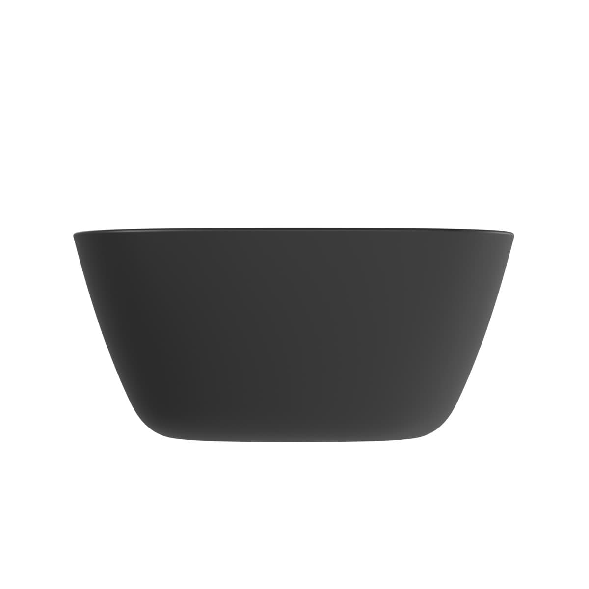 Раковина чаша VitrA Plural (Плюрал) 7811B483-0016 45 x 38 см накладная матовая черная антибактериальное покрытие Hygiene + Clean (Хайджн + Клин)
