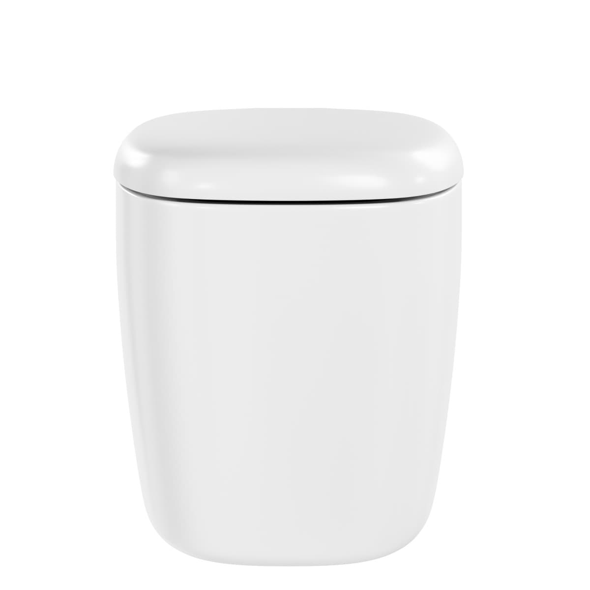 Подвесной унитаз VitrA Plural (Плюрал) 7830B401-0075 безободковый Rim-ex (Рим-экс) матовый белый санитарный фарфор антибактериальное покрытие Hygiene + Clean (Хайджн + Клин)