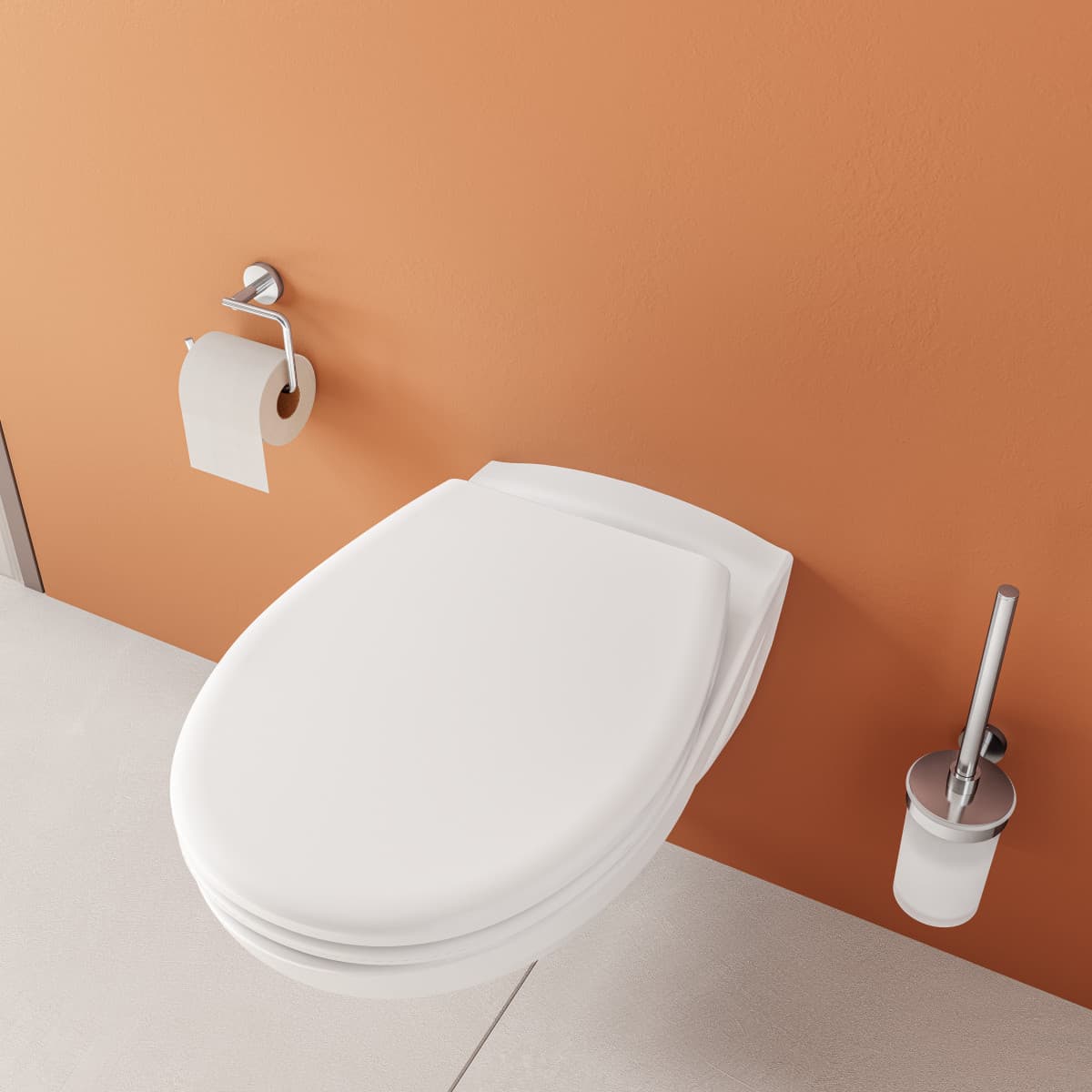 Подвесной унитаз VitrA S10 7855B003-0075 безободковый SpinFlush белый санитарный фарфор антибактериальное покрытие Hygiene (Хайджн)