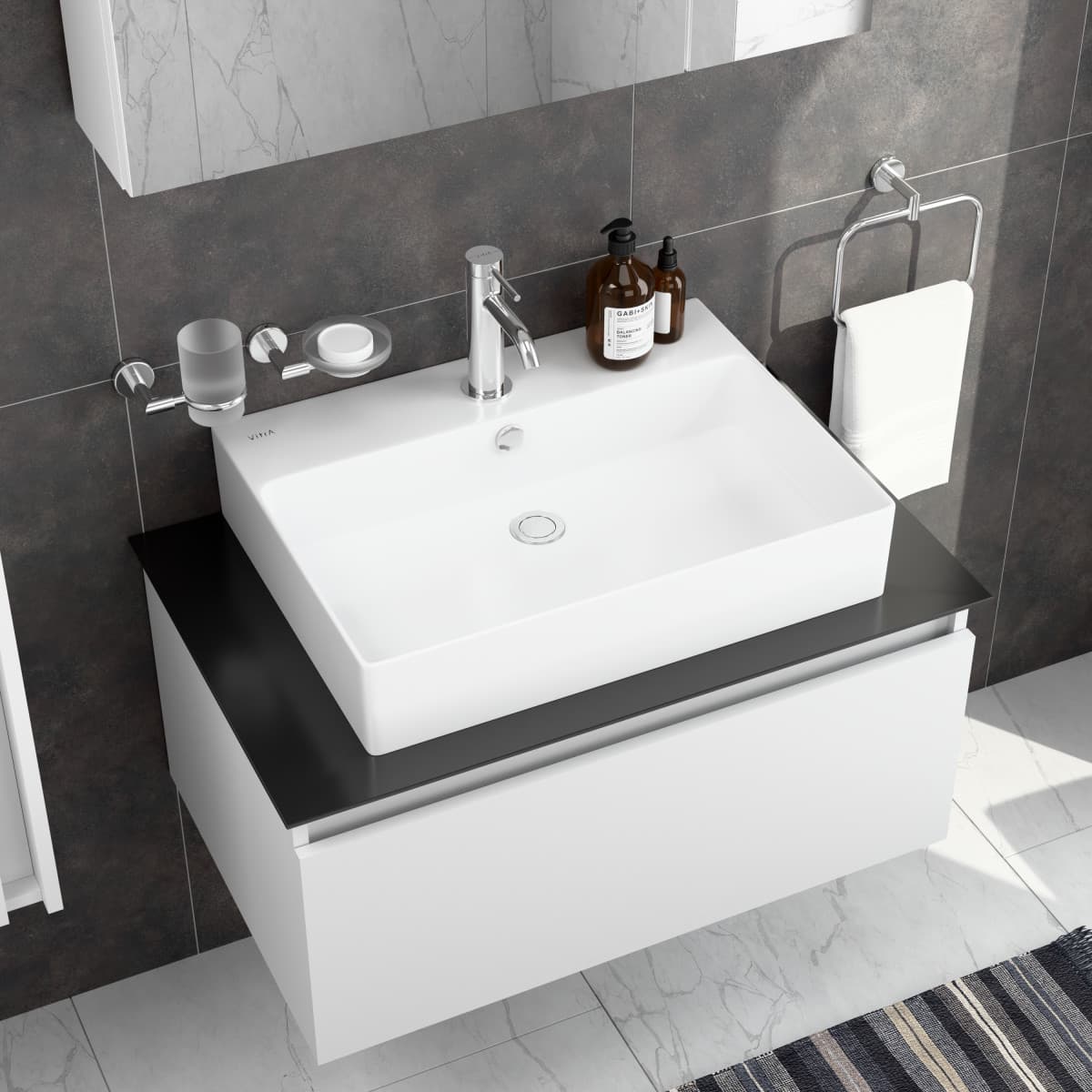Раковина VitrA M20 8314B003-0001 60 x 45 см белая санитарный фарфор